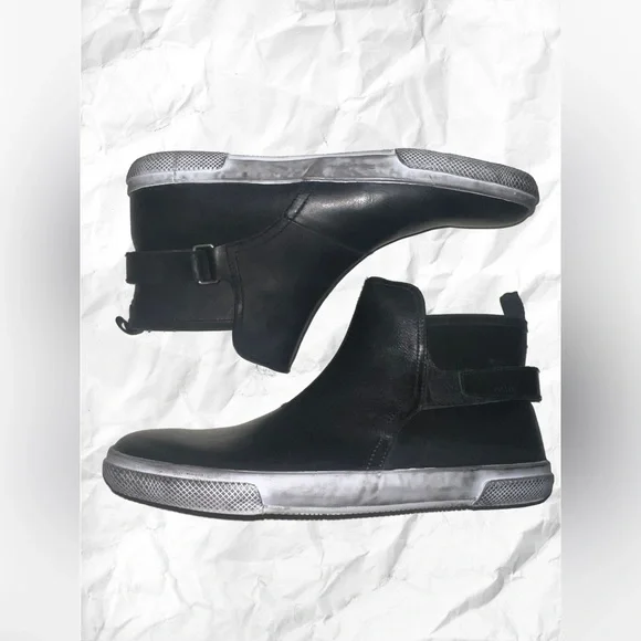 Prada Men's Black Leather Chelsea Boots - Picture 8 of 13